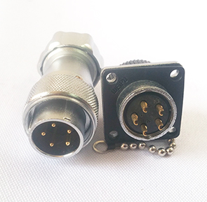 现货供应威浦航空插头插座5PIN