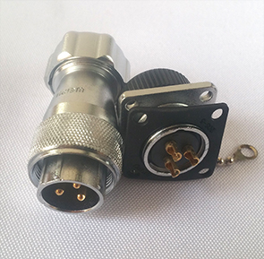 现货供应威浦航空插头插座3PIN